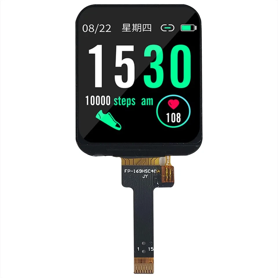 1,69-дюймовий 240x280 смарт-годинник LCD Tft дисплей